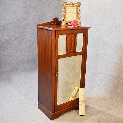 Antique Music Display Cabinet Manuscript Filing Shelves English Victorian C1890