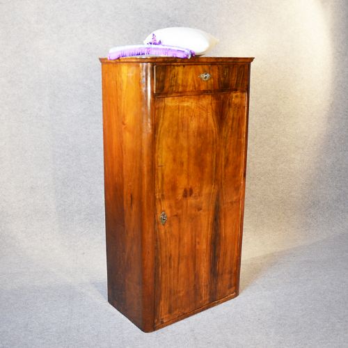 Antique Wardrobe Cupboard Cabinet Victorian Quality Walnut Veneer Armoire C1850