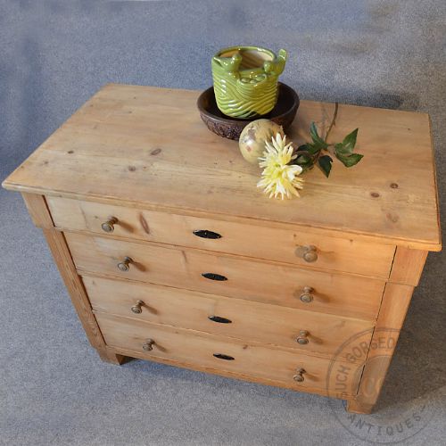 fig 2. Antique Chest Drawers Original Quality Victorian Pine c1890