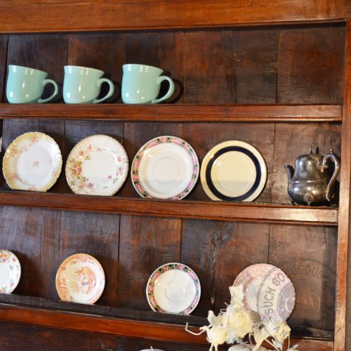 fig 2. Antique French Elm Country Welsh Dresser Display Kitchen Buffet c1800