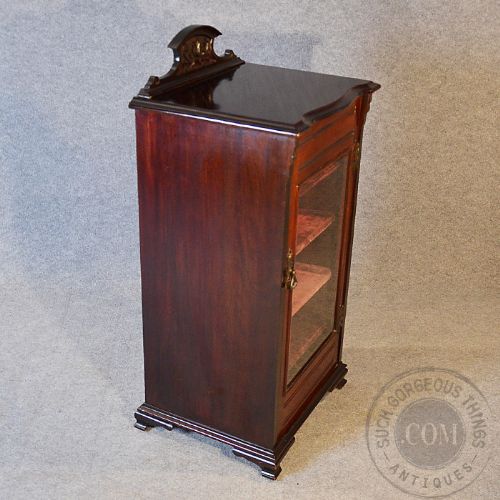 fig 2. Antique Music Display Cabinet Manuscript Magazine Document Filing Shelves c1880