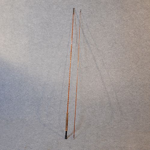 Vintage Walker Bampton Split Cane Fly Fishing Rod 9' 6" Great Condition - C1940