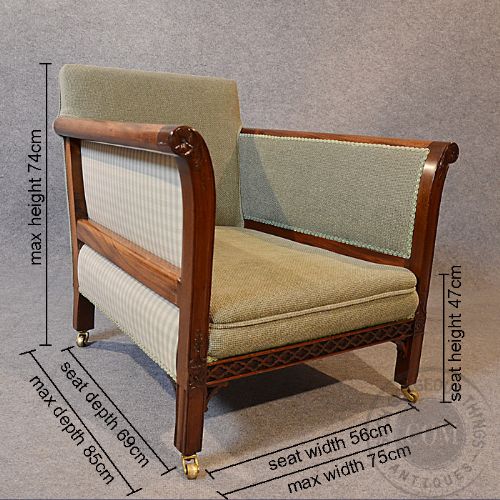 fig 1. Antique Lounge Suite Edwardian Three Piece Sofa & Chairs Deep Seated Club c1910
