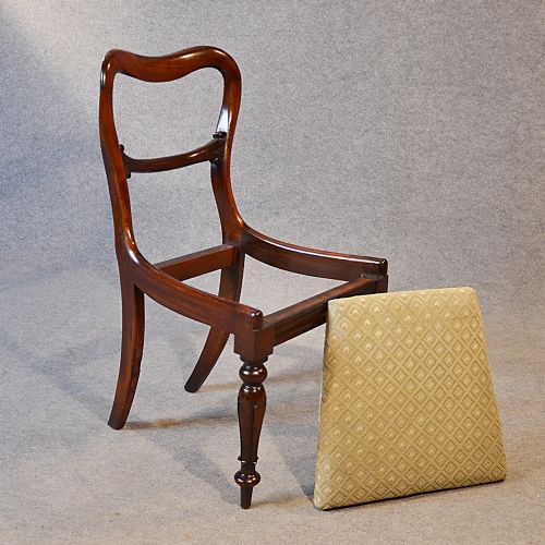 fig 4. Antique Rosewood Dining Chairs English William IV Quality Set 4 Four c1835