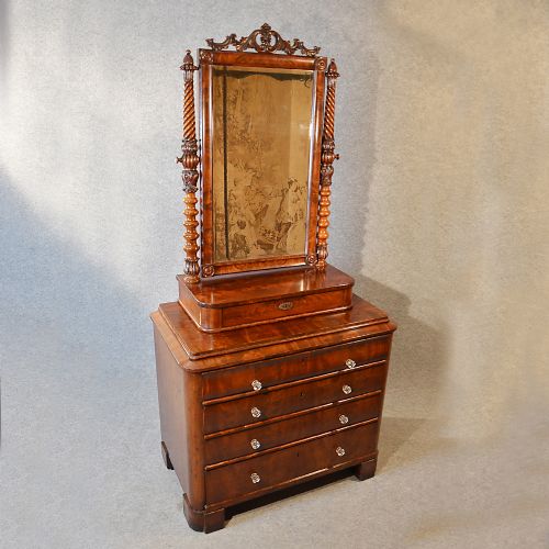 Antique Dressing Table Chest of Drawers Superb Quality English C1835