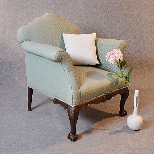 Antique Armchair Drawing Room Upholstered Easy Chair Victorian English C1900