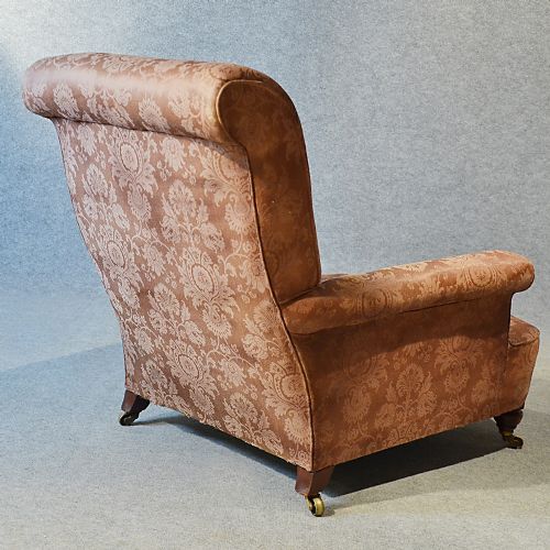 fig 2. Antique Armchair Club Lounger Chair Victorian English C Hindley and Sons c1870