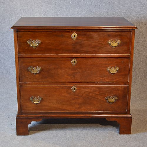 fig 2. Antique Chest Drawers English Georgian Mahogany Fine Quality Mid Sized c1760