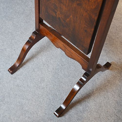 fig 2. Antique Cheval Mirror Tall Dressing Swing Free Standing English Edwardian c1910