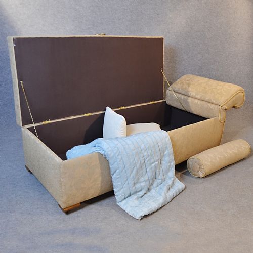 fig 3. Antique Chaise Longue Day Bed Quality Ottoman Chair Victorian English c1900