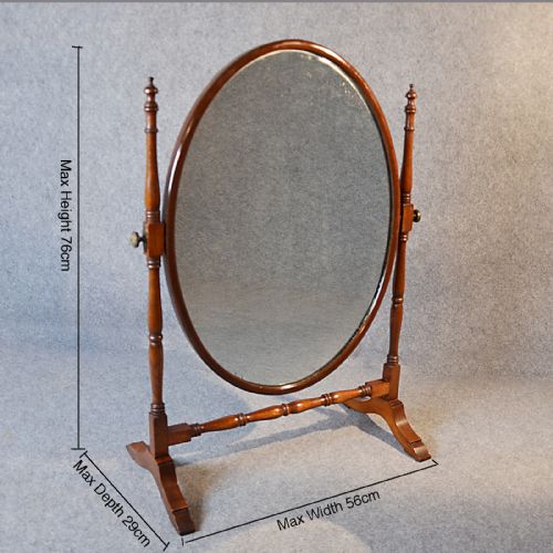 fig 1. Antique Mirror Dressing Table Vanity Swing Cosmetic English Victorian c1880