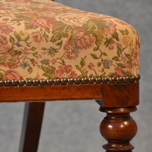 fig 2. Antique Dining Side Office Desk Study Chair English Victorian Mahogany c1870