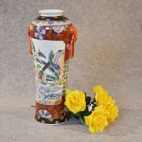 Porcelain China Antique Oriental Asian Vase Art Deco Period C1930
