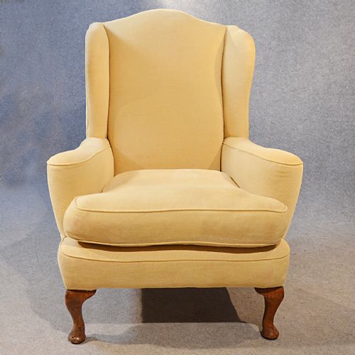 fig 2. Antique Armchair Wingback Wing Arm Chair Victorian English c1900