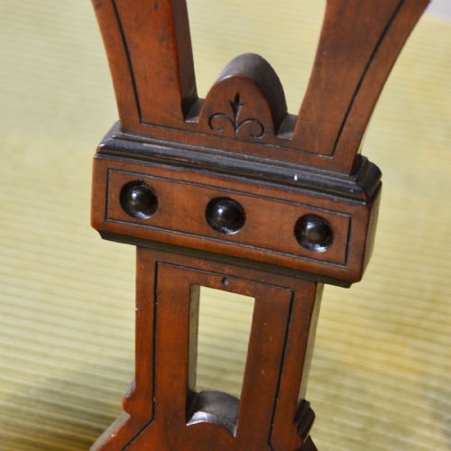 fig 3. Antique Set Four Walnut Dining Chairs Quality English By J Lamb Manchester c1870
