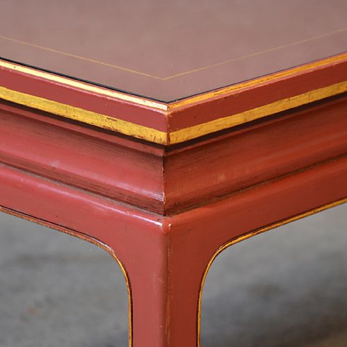 fig 2. Coffee Table Low Sofa Magazine Lounge Table Oriental Asian Glass Art Deco