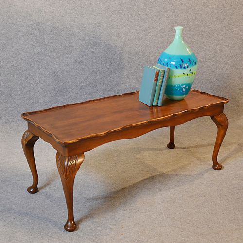 Antique Coffee Table Low Sofa Magazine Occasional Walnut Edwardian English C1910