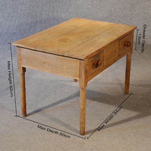 fig 1. Antique Low Table Victorian Pine Lowboy Coffee Sofa Magazine Occasional c1900