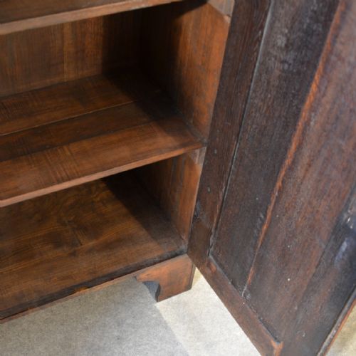 fig 3. Antique Cabinet Cupboard Large Quality English Victorian Oak Bookcase c1900