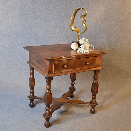 Antique Oak Desk Console Table Georgian English Lowboy C1800
