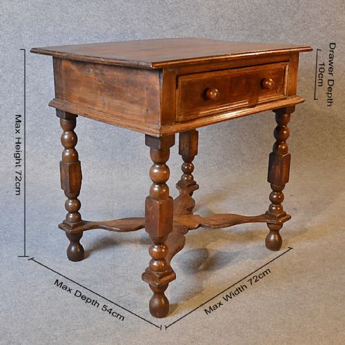 fig 1. Antique Oak Desk Console Table Georgian English Lowboy c1800