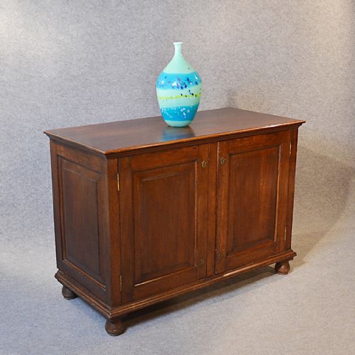 Antique Cabinet Victorian Oak Bookcase Estate Cupboard Quality English C1880