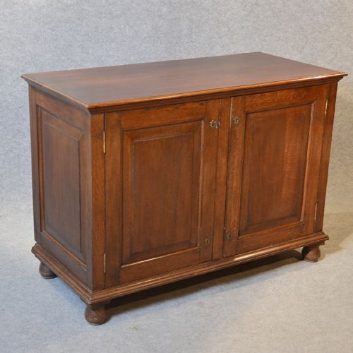fig 3. Antique Cabinet Victorian Oak Bookcase Estate Cupboard Quality English c1880