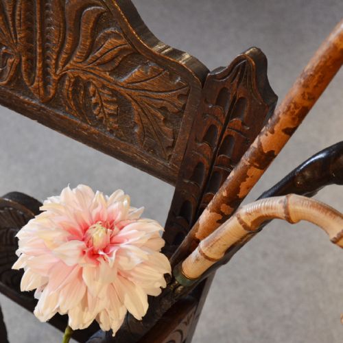fig 3. Antique Stick Umbrella Hall Stand English Victorian Oak Superb Quality c1870