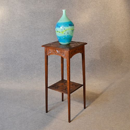 Antique Liberty Plant Stand Pot Plant Jardiniere Tall Table Arts and Crafts C1910