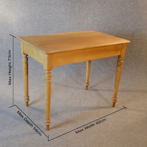 fig 1. Antique Table Victorian Pine Kitchen Dining 2 to 4 Seater Quality Original c1880