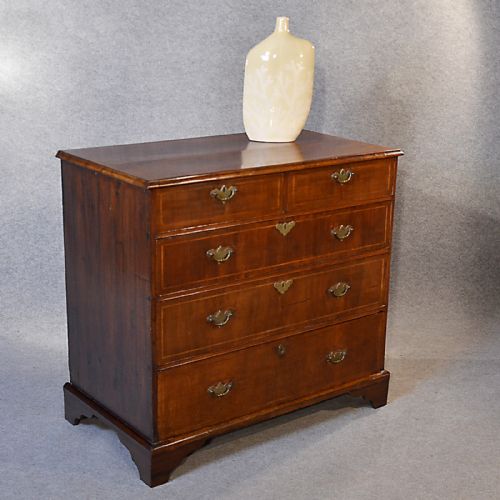 Antique Chest of Drawers Georgian English Walnut C1800