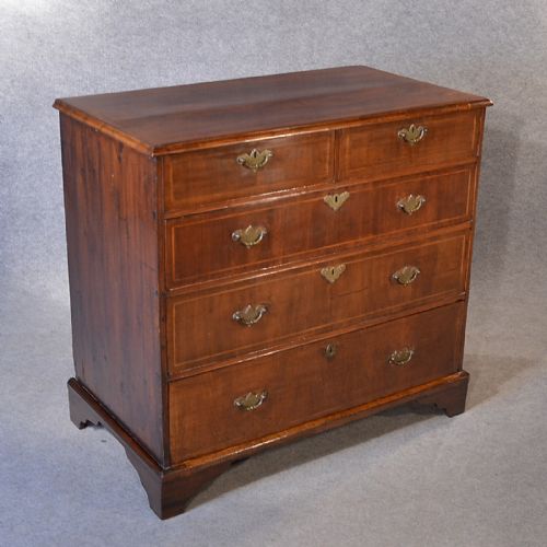 fig 2. Antique Chest of Drawers Georgian English Walnut c1800
