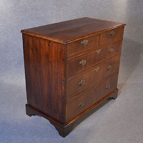 fig 3. Antique Chest of Drawers Georgian English Walnut c1800