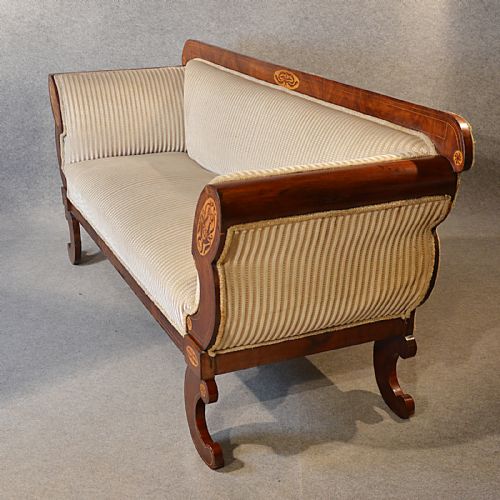 fig 3. Antique Sofa Settee Regency English Scroll End Couch Superior Condition c1820