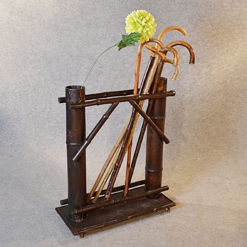 Antique Stick Umbrella Hall Stand Bamboo 19th Century Oriental Victorian C1850