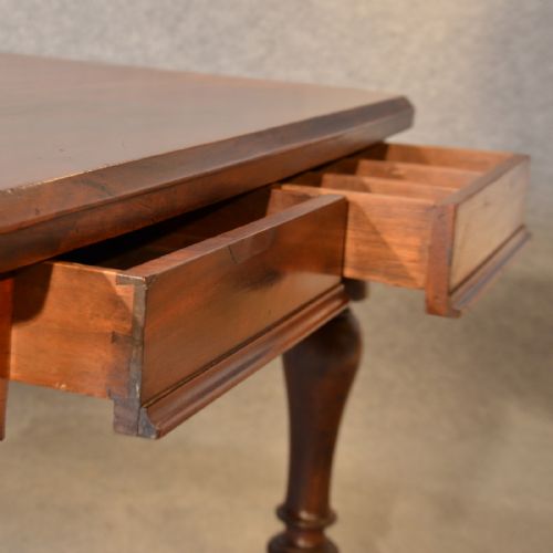 fig 2. Antique Kitchen Dining Table English Victorian 4 - 8 Seater With Drawers c1850