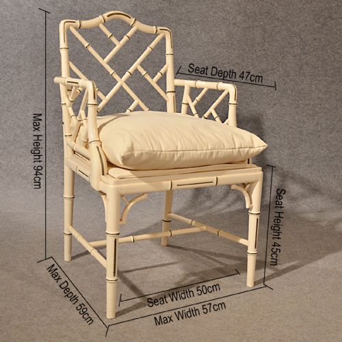 fig 1. Antique Chair Side Bedroom Hall Victorian Chinese Chippendale Revival c1900