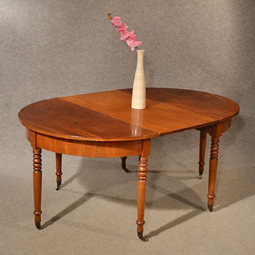 Antique Dining Table Extending Georgian Round or Demi Lune Pair Tables C1780