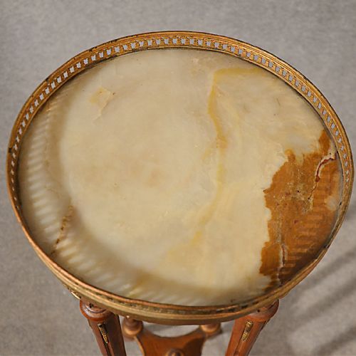 fig 2. Antique Jardiniere Lamp Stand Torchere Marble & Gilt Metal Quality French c1870