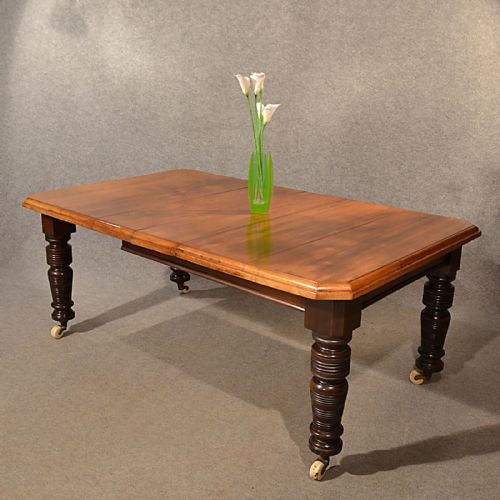 Antique Kitchen Dining Table Extending Wind Out Victorian 4 - 8 Seater C1890