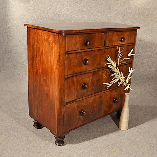 Antique Chest of Drawers Mahogany Tallboy Quality English Victorian C1870
