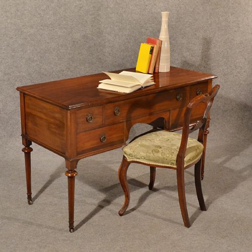 Antique Writing Desk Study Table Quality Fine Walnut Victorian English C1900