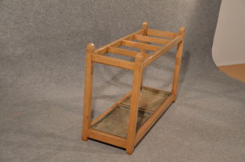 fig 2. Antique Umbrella Stick Hall Golf Club Bag Stand Large 4' English Victorian c1900