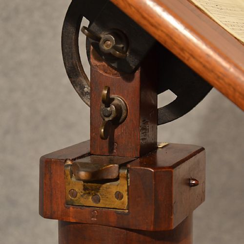 fig 2. Antique Reading Music Stand Lectern Writing Table Walnut English Victorian c1870