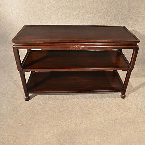 fig 3. Antique Buffet Serving Narrow Table Sideboard Mahogany English Victorian c1880