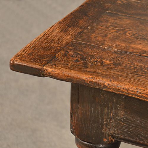 fig 2. Antique Refectory Dining Kitchen Table Solid English Oak Top Quality c1800