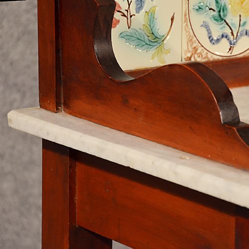 fig 3. Antique Marble Wash Stand Vanity Dressing Table Fine Tiles Quality English c1890