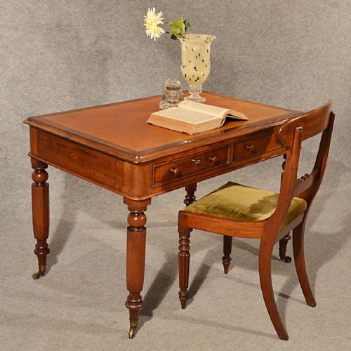 Antique Desk Leather Top Quality Library Writing Table William IV English C1835