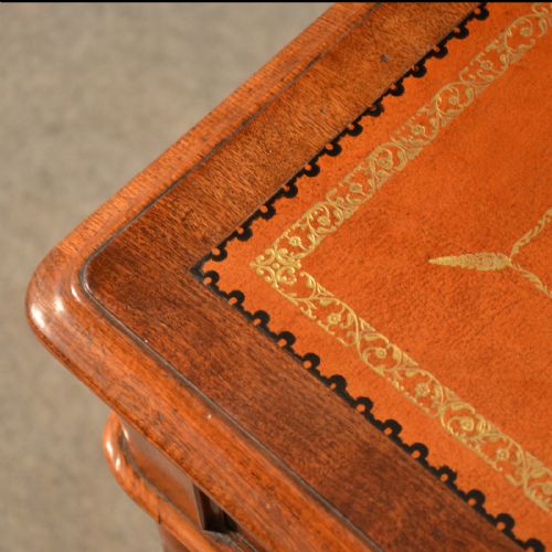 fig 4. Antique Desk Leather Top Quality Library Writing Table William IV English c1835