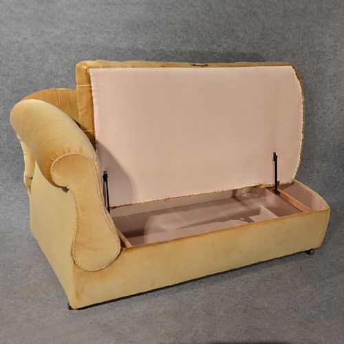 fig 4. Antique Chaise Longue Day Bed Sofa Couch Settee Ottoman English Victorian c1880